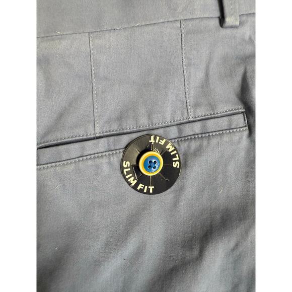 Saks Fifth Ave Owen Miller  Chino Pants Men's 28 Cotton Blue Trousers Italy - Picture 11 of 11